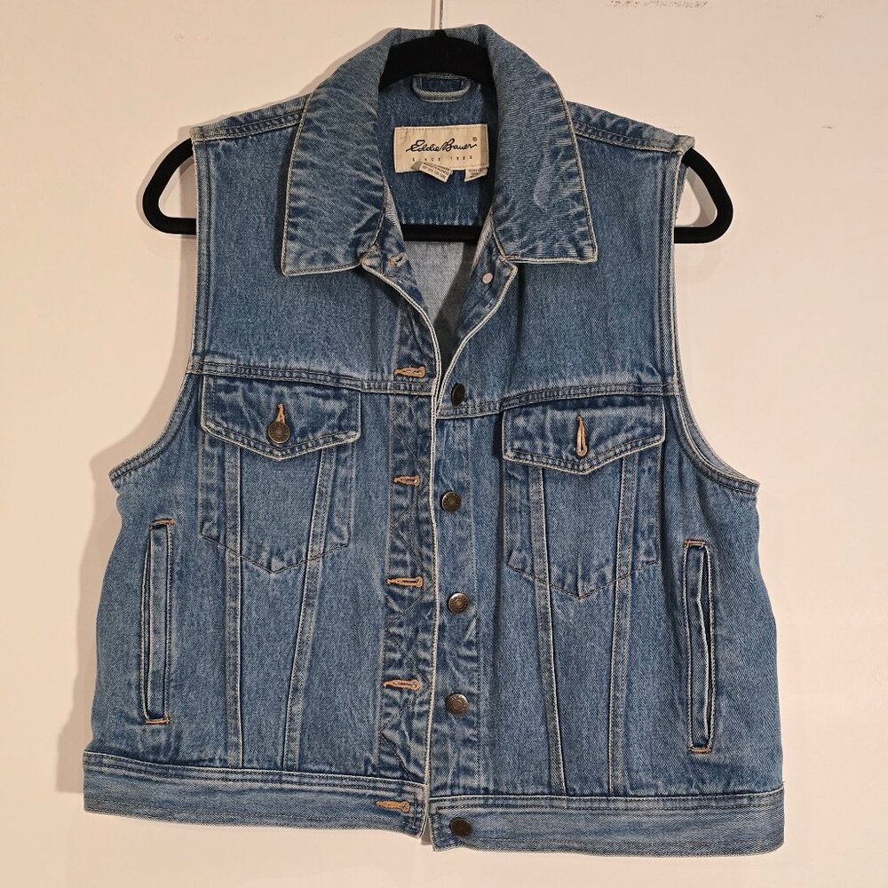 Vintage Eddie Bauer Denim Vest